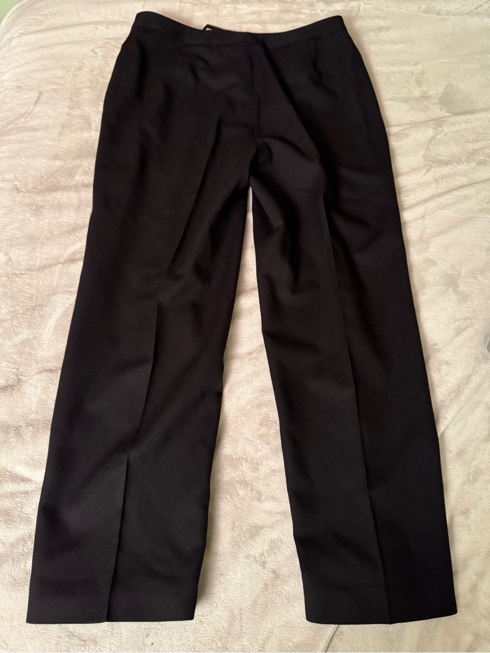 Vintage David n Women's Black Straight-Leg Dress Trousers